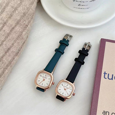 GoGoey Retro Tarz Kare Kasa Kadın Kol Saati – Şık, Minimalist ve Zarif Tasarım